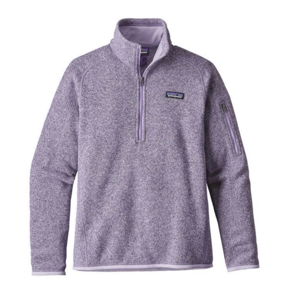 Patagonia Purple Fleece Quarter Zip